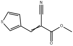 METHYL 2-NITRILO-3-(3-THIENYL)PROP-2-ENOATE Struktur