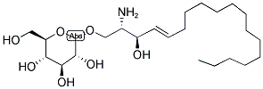 D-GLUCOSYL-B1-1' SPHINGOSINE Struktur