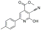 METHYL 3-CYANO-2-HYDROXY-6-P-TOLYLPYRIDINE-4-CARBOXYLATE Struktur