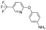 4-([5-(TRIFLUOROMETHYL)-2-PYRIDINYL]OXY)ANILINE Struktur