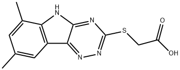 (6,8-DIMETHYL-9H-1,3,4,9-TETRAAZA-FLUOREN-2-YL-SULFANYL)-ACETIC ACID Struktur