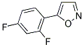 5-(2,4-DIFLUOROPHENYL)ISOXAZOLE Struktur