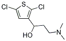 1-(2,5-DICHLORO-3-THIENYL)-3-(DIMETHYLAMINO)-1-PROPANOL Struktur