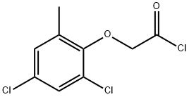 (2,4-DICHLORO-6-METHYL-PHENOXY)-ACETYL CHLORIDE Struktur