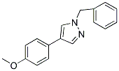 1-BENZYL-4-(4-METHOXYPHENYL)-1H-PYRAZOLE Struktur