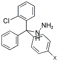 (ALPHA-HYDRAZINO-ALPHA-PHENYL-2-CHLOROBENZYL)POLYSTYRENE Struktur