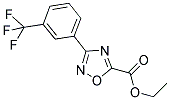 ETHYL 3-[3-(TRIFLUOROMETHYL)PHENYL]-1,2,4-OXADIAZOLE-5-CARBOXYLATE Struktur