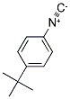 4-TERT-BUTYLPHENYLISOCYANIDE Struktur