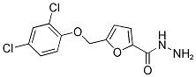 5-(2,4-DICHLORO-PHENOXYMETHYL)-FURAN-2-CARBOXYLIC ACID HYDRAZIDE Struktur