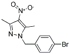 1-(4-BROMO-BENZYL)-3,5-DIMETHYL-4-NITRO-1H-PYRAZOLE Struktur