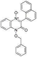 1-(BENZYLOXY)-3-(1-NAPHTHYL)QUINOXALIN-2(1H)-ONE 4-OXIDE Struktur