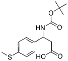 3-N-BOC-3-(4-METHYLTHIOPHENYL)PROPIONIC ACID Struktur