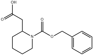 2-CARBOXYMETHYL-PIPERIDINE-1-CARBOXYLIC ACID BENZYL ESTER Struktur