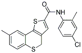 N-(4-CHLORO-2-METHYLPHENYL)-8-METHYL-4H-THIENO[3,2-C]THIOCHROMENE-2-CARBOXAMIDE Struktur