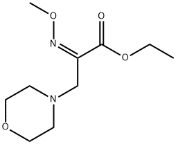 ETHYL 2-(METHOXYIMINO)-3-MORPHOLINOPROPANOATE Struktur