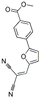 METHYL 4-(5-(2,2-DICYANOVINYL)-2-FURYL)BENZOATE Struktur