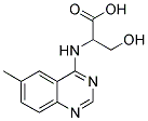 3-HYDROXY-2-(6-METHYL-QUINAZOLIN-4-YLAMINO)-PROPIONIC ACID Struktur