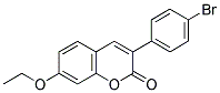 3(4'-BROMOPHENYL)-7-ETHOXYCOUMARIN Struktur