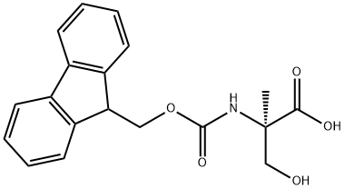 FMOC-ALPHA-METHYL-D-SER Struktur