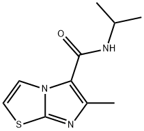 N-ISOPROPYL-6-METHYLIMIDAZO[2,1-B][1,3]THIAZOLE-5-CARBOXAMIDE Struktur