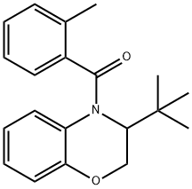 [3-(TERT-BUTYL)-2,3-DIHYDRO-4H-1,4-BENZOXAZIN-4-YL](2-METHYLPHENYL)METHANONE Struktur