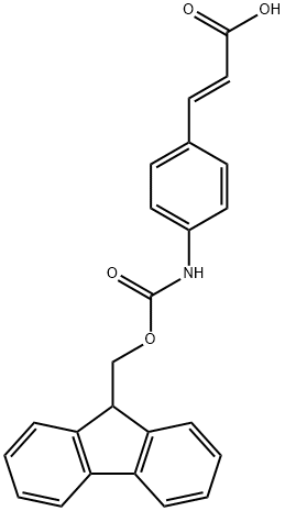 FMOC-4-AMINOCINNAMIC ACID Struktur