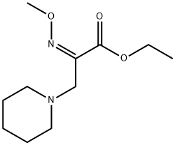 ETHYL 2-(METHOXYIMINO)-3-PIPERIDINOPROPANOATE Struktur