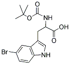 BOC-5-BROMO-DL-TRYPTOPHAN Struktur