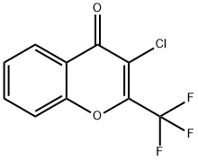3-CHLORO-2-(TRIFLUOROMETHYL)CHROMONE Struktur