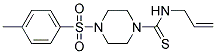 N-ALLYL-4-[(4-METHYLPHENYL)SULFONYL]PIPERAZINE-1-CARBOTHIOAMIDE Struktur