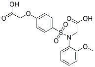 [(4-CARBOXYMETHOXY-BENZENESULFONYL)-(2-METHOXY-PHENYL)-AMINO]-ACETIC ACID Struktur