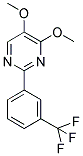 4,5-DIMETHOXY-2-[3-(TRIFLUOROMETHYL)PHENYL]PYRIMIDINE Struktur