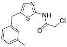 2-CHLORO-N-[5-(3-METHYLBENZYL)-1,3-THIAZOL-2-YL]ACETAMIDE Struktur