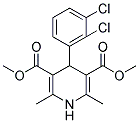 4-(2,3-DICHLOROPHENYL)-3,5-DI-(METHOXYCARBONYL)-2,6-DIMETHYL-1,4-DIHYDROPYRIDINE Struktur