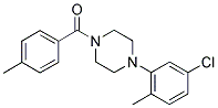 4-(5-CHLORO-2-METHYLPHENYL)PIPERAZINYL 4-METHYLPHENYL KETONE Struktur