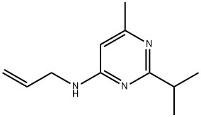 N-ALLYL-2-ISOPROPYL-6-METHYL-4-PYRIMIDINAMINE Struktur