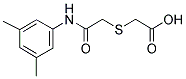 [(3,5-DIMETHYL-PHENYLCARBAMOYL)-METHYLSULFANYL]-ACETIC ACID Struktur