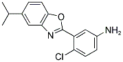 4-CHLORO-3-(5-ISOPROPYL-1,3-BENZOXAZOL-2-YL)ANILINE Struktur