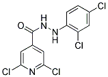 2,6-DICHLORO-N'-(2,4-DICHLOROPHENYL)ISONICOTINOHYDRAZIDE Struktur