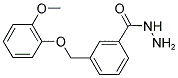 3-(2-METHOXY-PHENOXYMETHYL)-BENZOIC ACID HYDRAZIDE Struktur