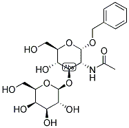 BENZYL 2-ACETAMIDO-2-DEOXY-3-O-(BETA-D-GALACTOPYRANOSYL)-A-D-GLUCOPYRANOSIDE Struktur