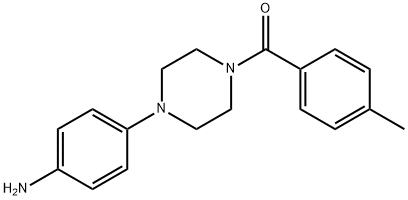 [4-(4-AMINO-PHENYL)-PIPERAZIN-1-YL]-P-TOLYL-METHANONE Struktur