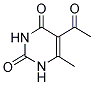 5-ACETYL-6-METHYLPYRIMIDINE-2,4(1H,3H)-DIONE Struktur