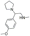 [2-(4-METHOXYPHENYL)-2-PYRROLIDINYLETHYL]METHYLAMINE Struktur