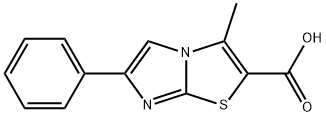 3-METHYL-6-PHENYL-IMIDAZO[2,1-B]THIAZOLE-2-CARBOXYLIC ACID Struktur