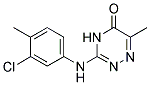 3-(3-CHLORO-4-METHYL-PHENYLAMINO)-6-METHYL-4H-[1,2,4]TRIAZIN-5-ONE Struktur