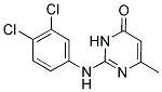 2-(3,4-DICHLORO-PHENYLAMINO)-6-METHYL-3H-PYRIMIDIN-4-ONE Struktur