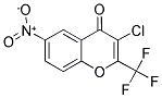 3-CHLORO-6-NITRO-2-(TRIFLUOROMETHYL)CHROMONE Struktur