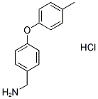 [4-(4-METHYLPHENOXY)PHENYL]METHYLAMINEHYDROCHLORIDE Struktur