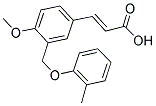 3-(4-METHOXY-3-O-TOLYLOXYMETHYL-PHENYL)-ACRYLIC ACID Struktur